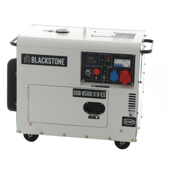 Blackstone SGB 8500-3 D-ES dieselgeneraattori, 6 kW, 6,3 kW, kolmivaiheinen, ATS
