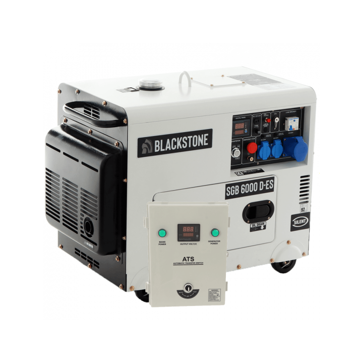 Blackstone SGB 6000 D ES dieselgeneraattori 5 kW 5 3 kW AVR ATS
