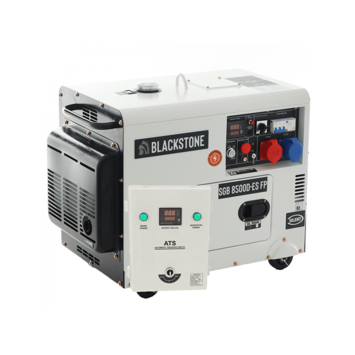 Blackstone SGB 8500 D ES FP dieselgeneraattori 6 3 kW Full Power ATS ja AVR