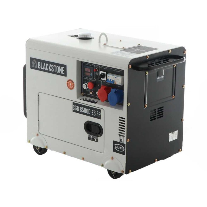 Blackstone SGB 8500 D-ES FP dieselgeneraattori, 6,3 kW, Full-Power, ATS ja AVR