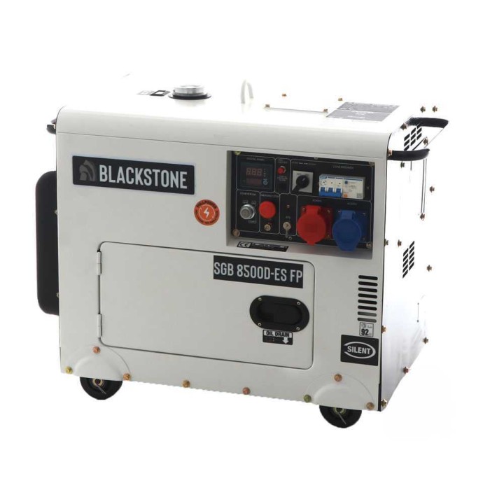 Blackstone SGB 8500 D-ES FP dieselgeneraattori, 6,3 kW, Full-Power, ATS ja AVR