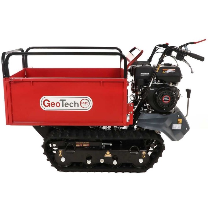 GeoTech Pro GeoPorter H-540E Hydro telaketjukuljetin, 500 kg, 9 HP