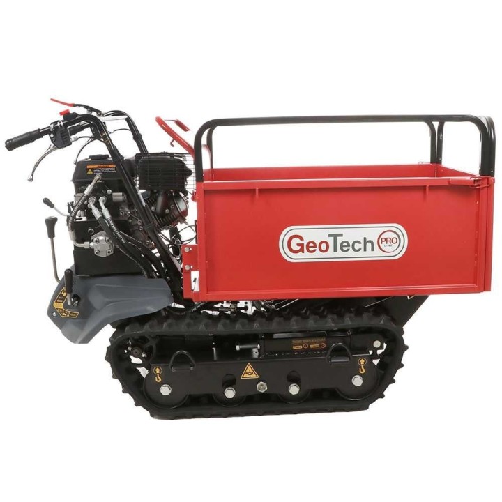 GeoTech Pro GeoPorter H-540E Hydro telaketjukuljetin, 500 kg, 9 HP