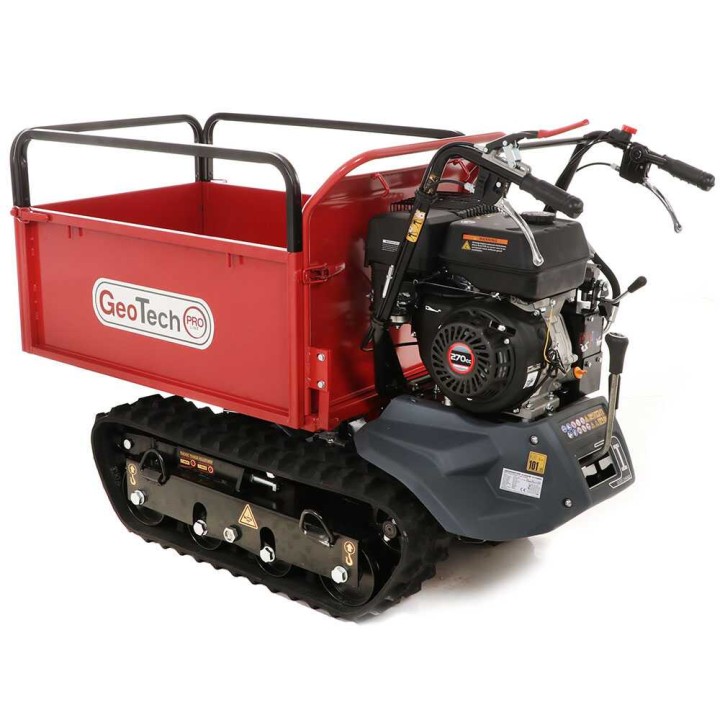 GeoTech Pro GeoPorter H-540E Hydro telaketjukuljetin, 500 kg, 9 HP