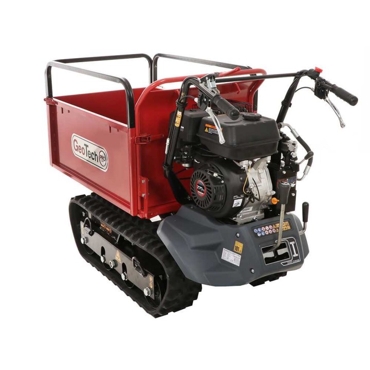 GeoTech Pro GeoPorter H-540E Hydro telaketjukuljetin, 500 kg, 9 HP