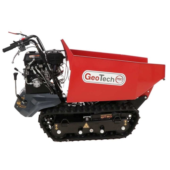GeoPorter H-540D Hydro telaketjudumper, 500 kg, 9 HP, hydraulinen lava