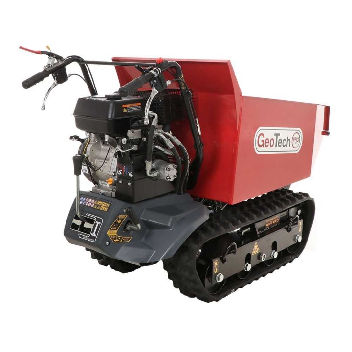 GeoPorter H-540D Hydro telaketjudumper, 500 kg, 9 HP, hydraulinen lava