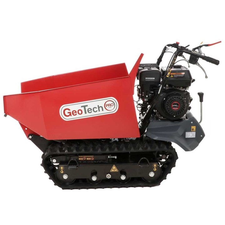 GeoPorter H-540D Hydro telaketjudumper, 500 kg, 9 HP, hydraulinen lava