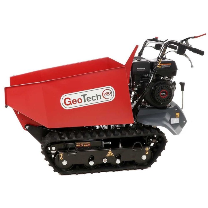 GeoPorter H-540D Hydro telaketjudumper, 500 kg, 9 HP, hydraulinen lava