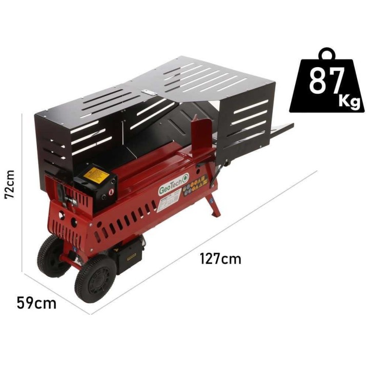 GeoTech SPHED 7.5 sähköhalkaisukone, 7 t, 2 300 W, 230 V, vaakasuora