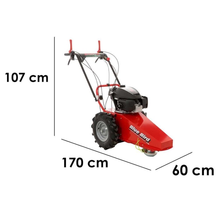 Blue Bird Domino T Pro/H trinciaerba, Honda GCV 200, 6,5 HP, 53 cm