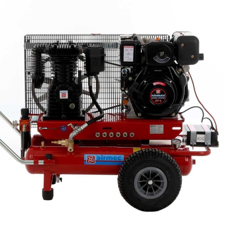 Airmec TTD 3460 650 moottorikompressori diesel 6 HP 650 l min