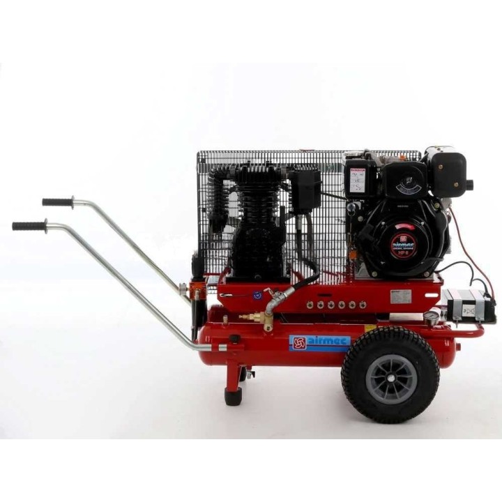 Airmec TTD 3460/650 -moottorikompressori, diesel, 6 HP, 650 l/min