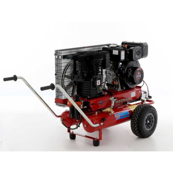 Airmec TTD 3460/650 -moottorikompressori, diesel, 6 HP, 650 l/min