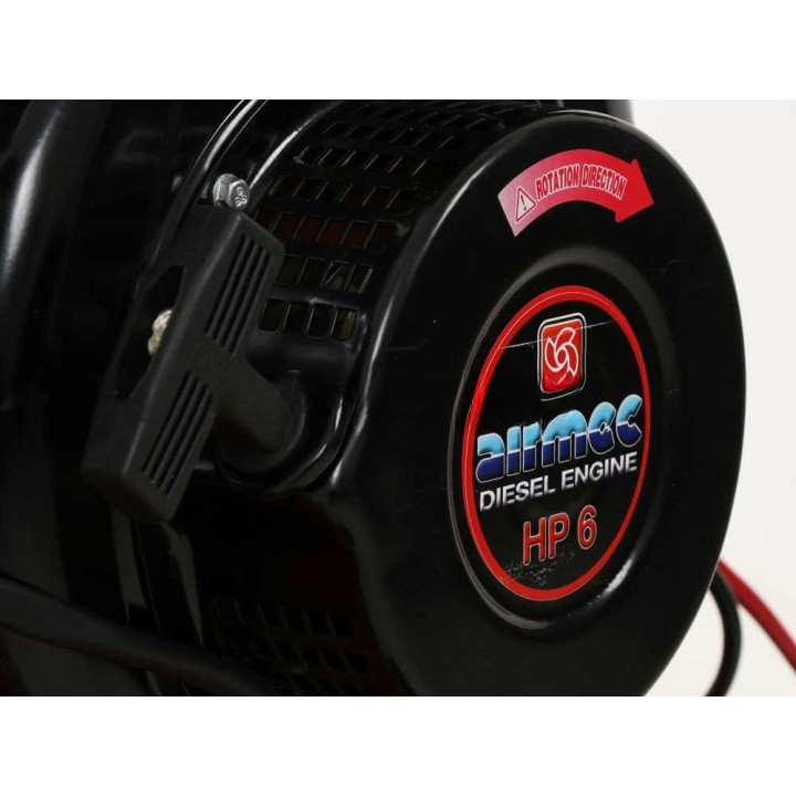 Airmec TTD 3460/650 -moottorikompressori, diesel, 6 HP, 650 l/min