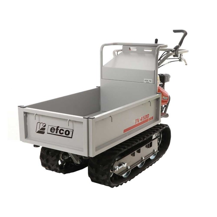 Efco TN 4500 telaketjukärry jatkettavalla lavakorilla, 450 kg, Honda GX 160, 4,8 HP