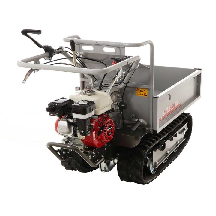 Efco TN 4500 telaketjukärry jatkettavalla lavakorilla, 450 kg, Honda GX 160, 4,8 HP