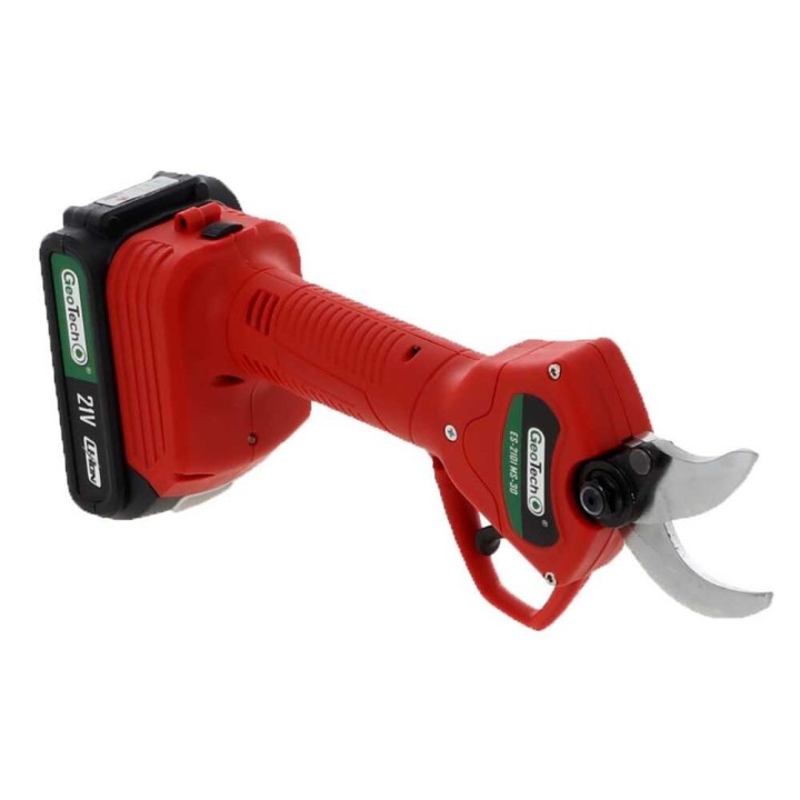 GeoTech MS-30 sähköoksasakset, 2 × 18 V 2 Ah, 30 mm