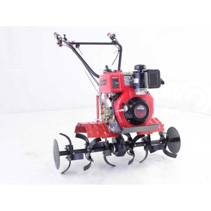 Euro 102 diesel-muokkain, 7 HP, 296 cm³, 95 cm:n jyrsin