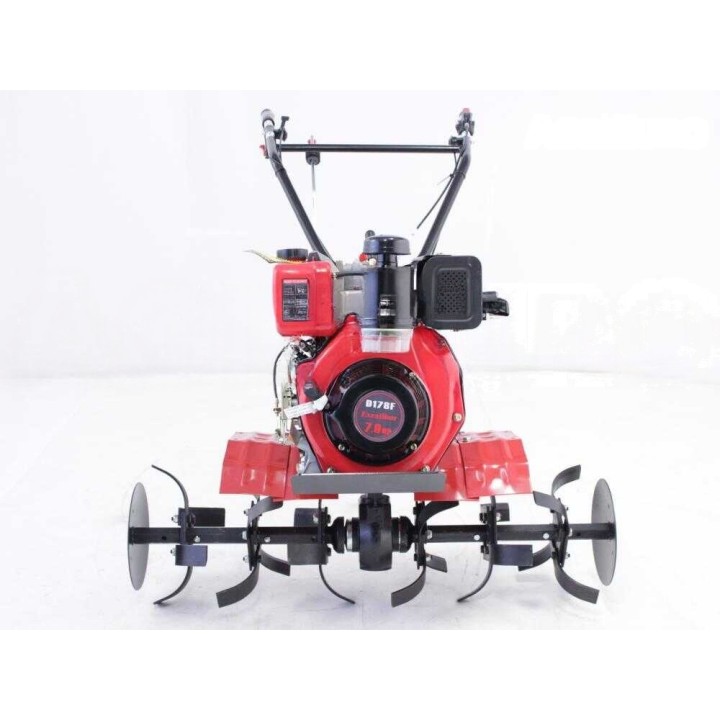 Euro 102 diesel-muokkain, 7 HP, 296 cm³, 95 cm:n jyrsin