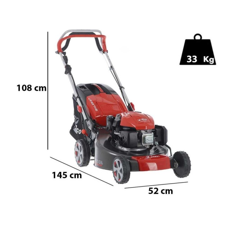 Efco LR 53 TKE Comfort Plus -ruohonleikkuri, 166 cm³, 51 cm, sähkökäynnistys