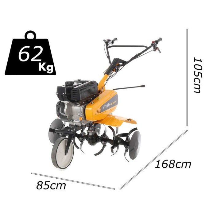 Stiga SRC 685 RG bensiinijyrsin, 6 HP, 182 cm³, säädettävä työleveys 58–85 cm