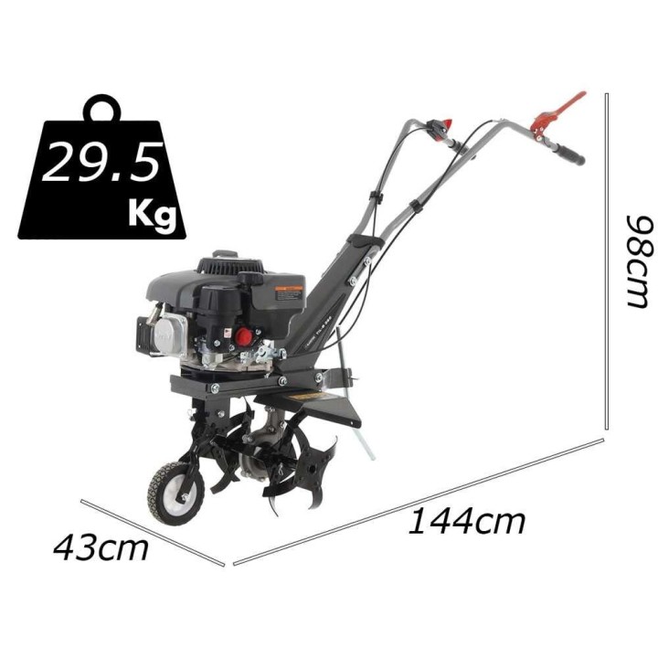 Blackstone TIL-B 360 motojyrsin, Ducar 150 cm³, 5 HP, 36 cm
