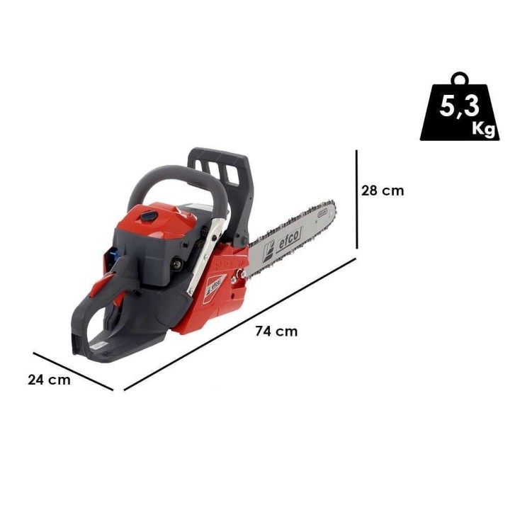Efco MTH 4000 bensiinikäyttöinen moottorisaha, 2,3 HP, 35 cm