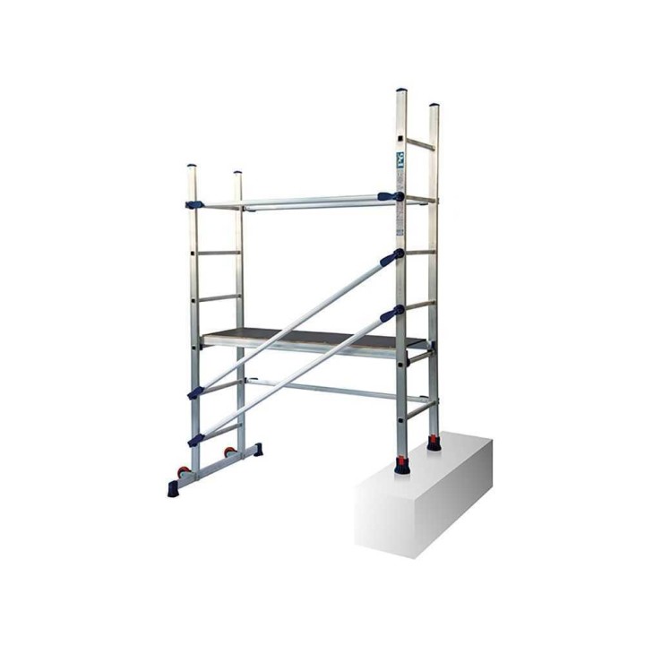 Facal P6 alumiininen siirrettävä teline portaisiin, 189 cm