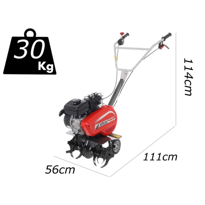 Efco MZ 2055 K jyrsinkone, 80 cm³, 2,5 HP, 45 cm, bensiini