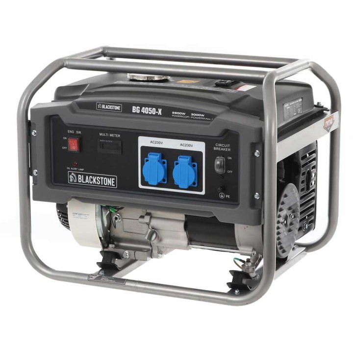 Blackstone BG 4050-X bensiinikäyttöinen generaattori, 3 kW, AVR, yksivaiheinen