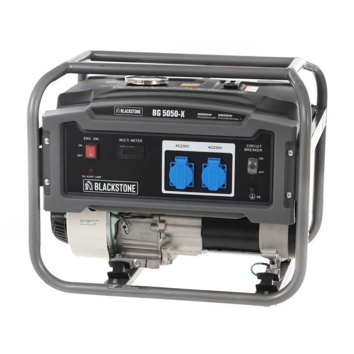 Blackstone BG 5050-X bensiinikäyttöinen generaattori, 3,2 kW, AVR, yksivaiheinen
