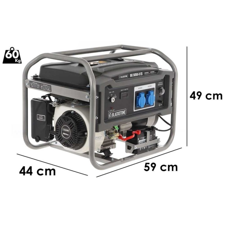 Blackstone BG 5050-X ES generaattori, 3,2 kW, AVR, 230 Vેણ