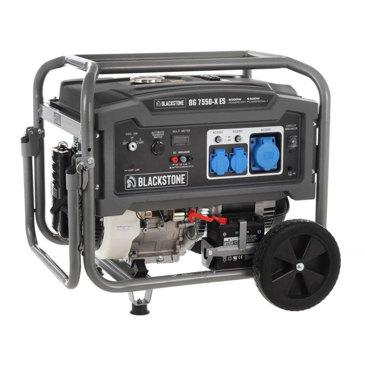 BG 7550-X ES bensiinisähkögeneraattori, 5 kW, 5,4 kW, AVR, 230 V