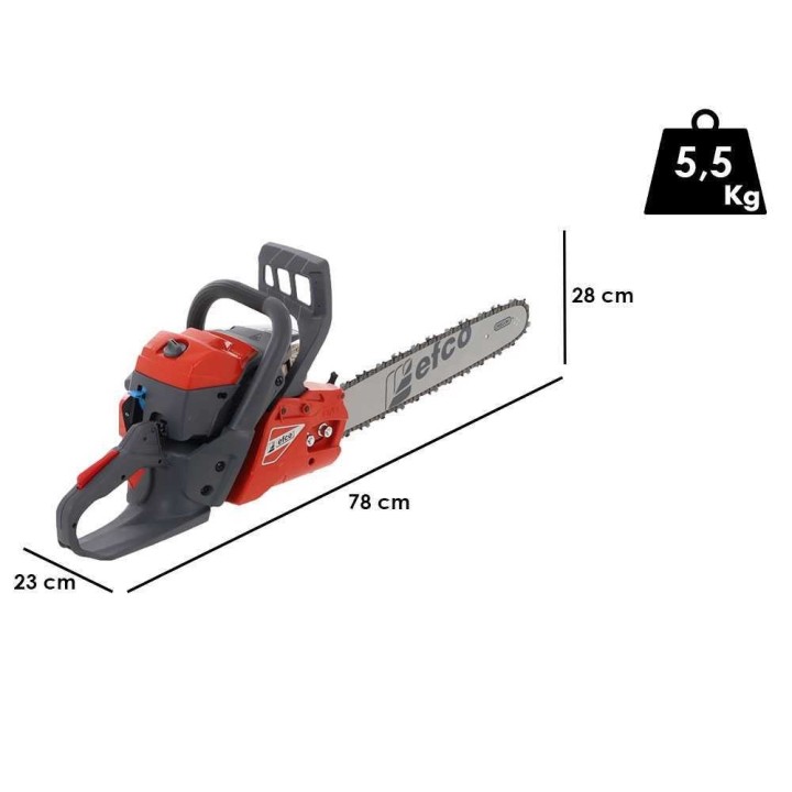 Efco MT 4510 bensiinimoottorisaha, 2,9 HP, 41 cm