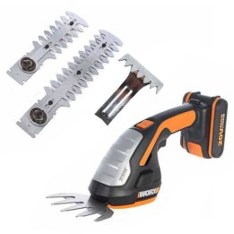 Worx WG801E 5 4 in 1 akkuleikkuri 20 V 2 Ah vaihdettavat terät