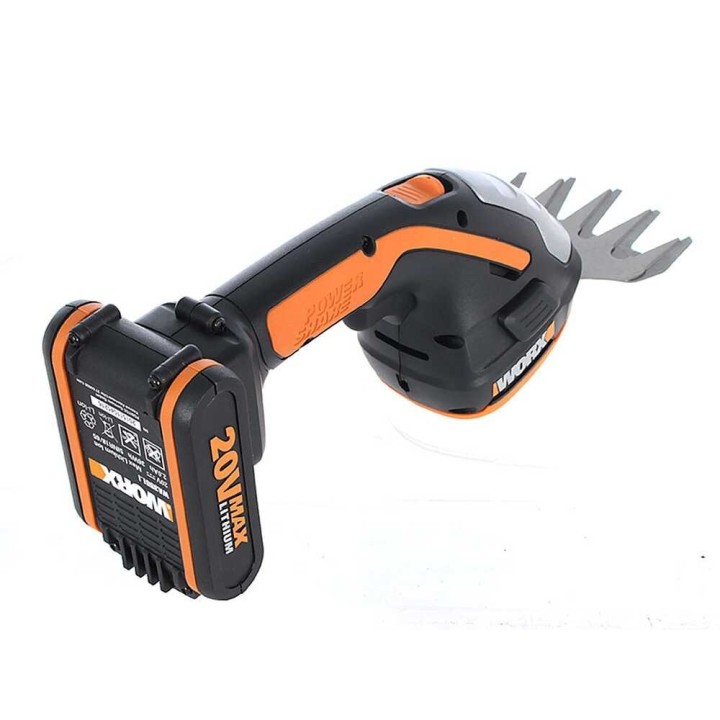 Worx WG801E.5 4-in-1-akkuleikkuri, 20 V, 2 Ah, vaihdettavat terät