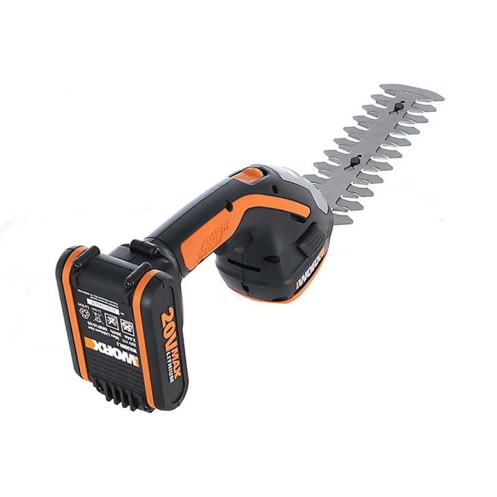 Worx WG801E.5 4-in-1-akkuleikkuri, 20 V, 2 Ah, vaihdettavat terät