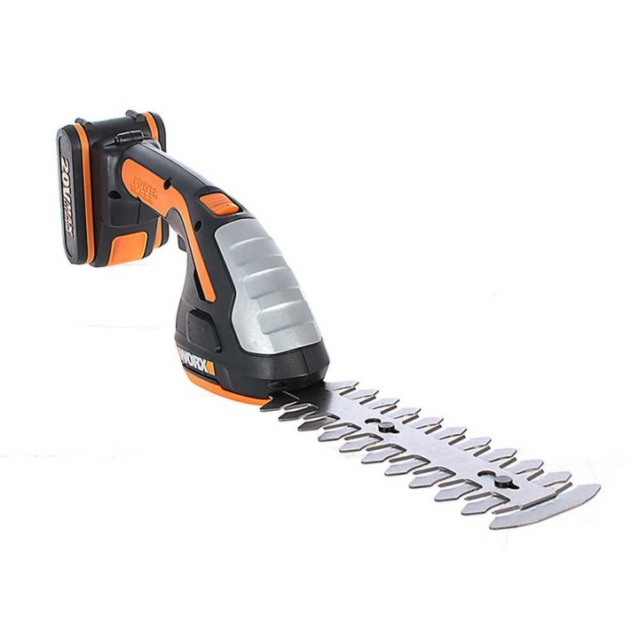 Worx WG801E.5 4-in-1-akkuleikkuri, 20 V, 2 Ah, vaihdettavat terät