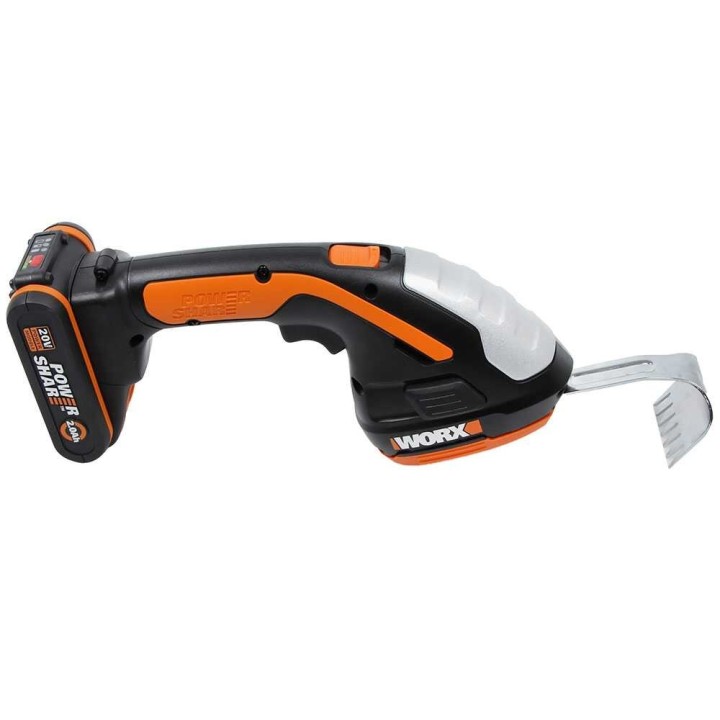 Worx WG801E.91 akkukäyttöiset ruoho- ja pensassakset, 20 V, ilman akkua ja laturia