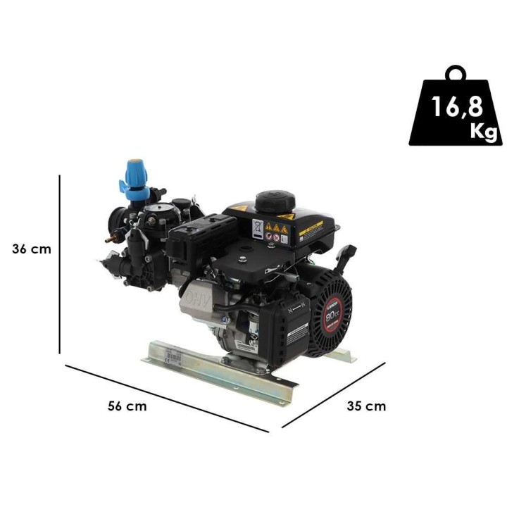Comet MTP MC 25 moottoripumppu, 2,2 HP, 25 bar