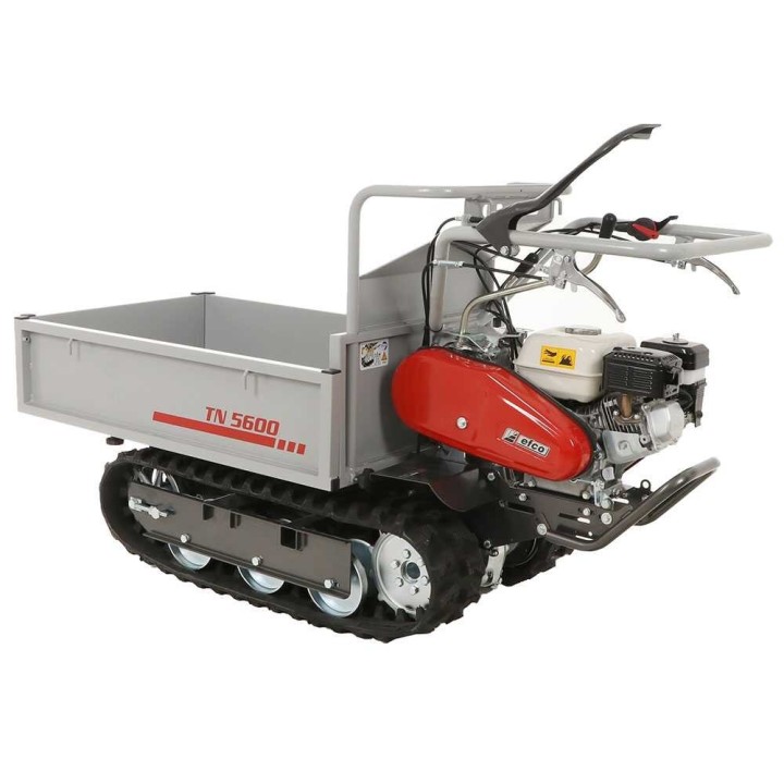 Efco TN 5600 telaketjukärry, 550 kg, Honda GX 160, jatkettava lava
