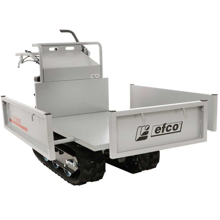 Efco TN 5600 telaketjukärry, 550 kg, Honda GX 160, jatkettava lava