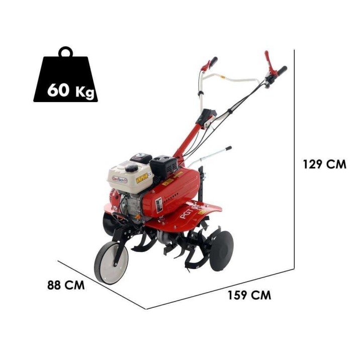 GeoTech Pro PGT 680 -bensiinijyrsin, 7 HP, 208 cm³, 85 cm