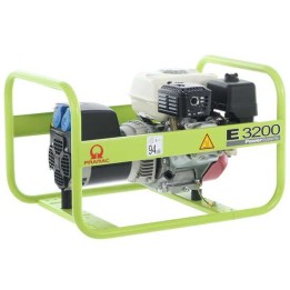 Pramac E 3200 bensiinikäyttöinen generaattori 2 2 kW jatkuva teho 2 6 kW maksimi