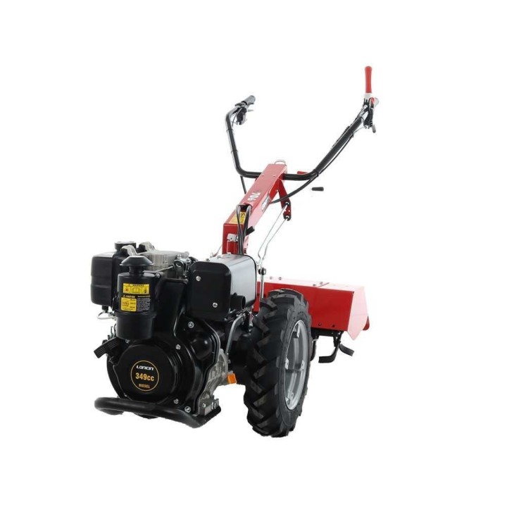 Ginko 706 -moottorikultivaattori, Loncin D350F diesel, 8 HP, 70 cm