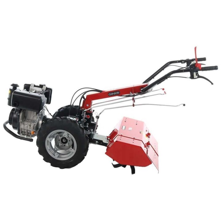 Ginko 706 -moottorikultivaattori, Loncin D350F diesel, 8 HP, 70 cm