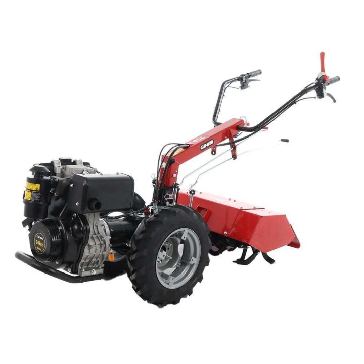 Ginko 706 -moottorikultivaattori, Loncin D350F diesel, 8 HP, 70 cm