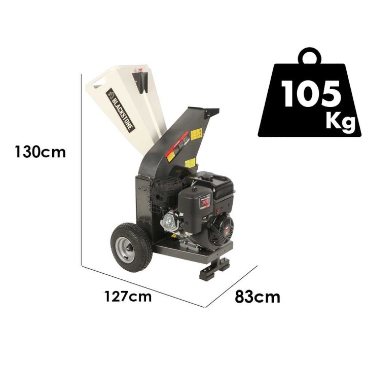 DSP 150 BS biotriturattori oksille, 420 cm³, 15,5 HP, 80 mm