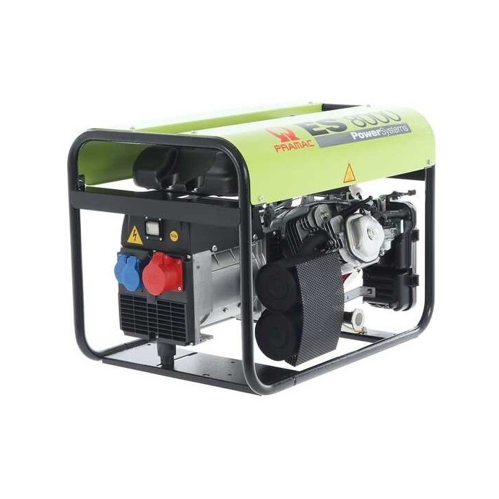 Pramac ES 8000 kolmivaihegeneraattori 6 6 kW Honda GX 390 AVR bensiini